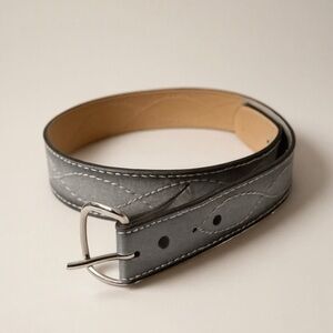 Gray Leather Frontier Series Split Cowhide Bonded Leather Lined